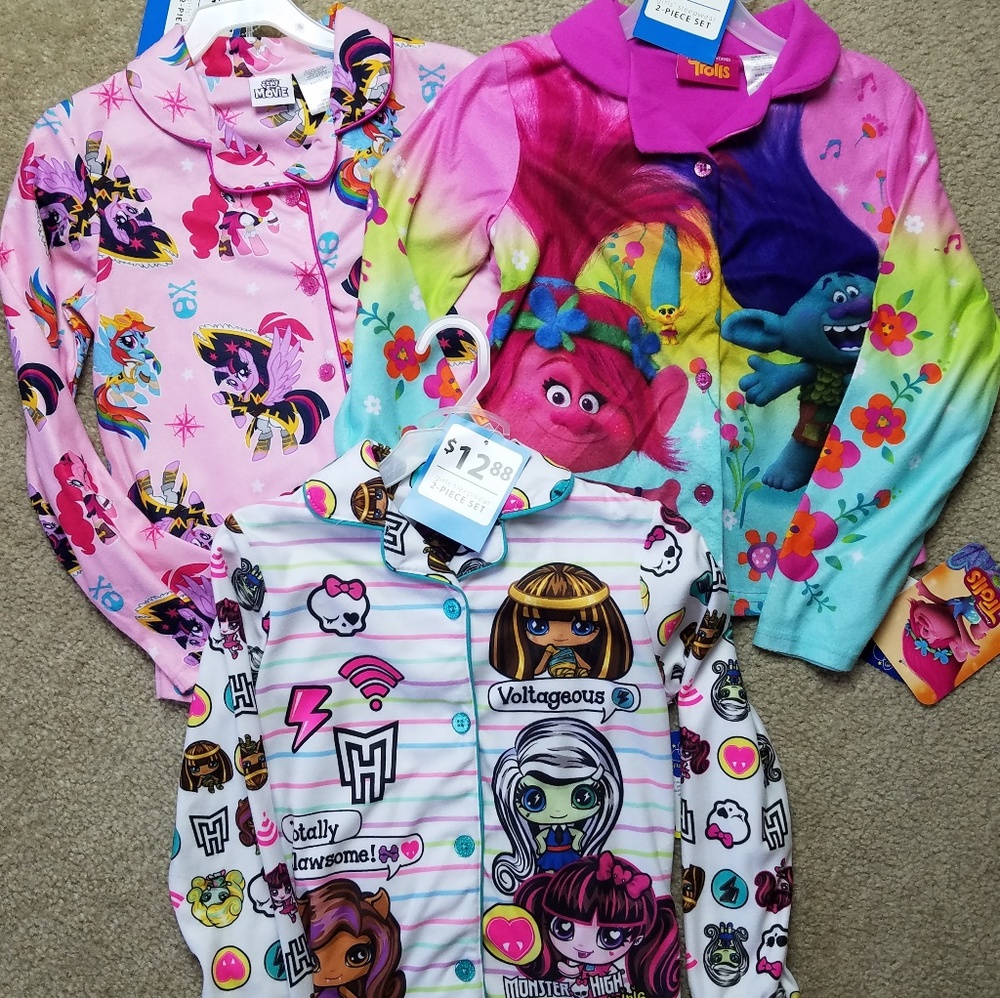Lot of Girls PJ Sets